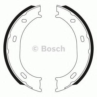 BOSCH 0986BB3547 Комплект гальмівних колодок, стоянкова гальмівна система