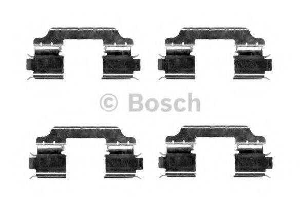 BOSCH 1987474667 Комплектуючі, колодки дискового гальма