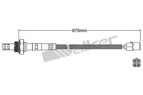 WALKER PRODUCTS 25023155 Лямбда-зонд