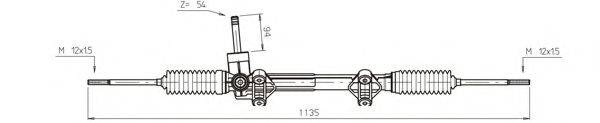 GENERAL RICAMBI FI4095 Рульовий механізм