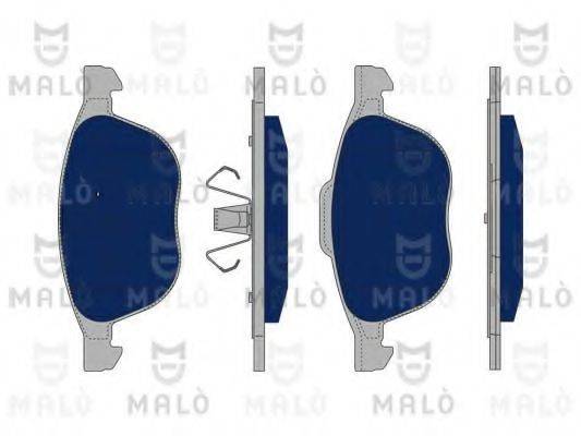 MALO 1050113 Комплект гальмівних колодок, дискове гальмо