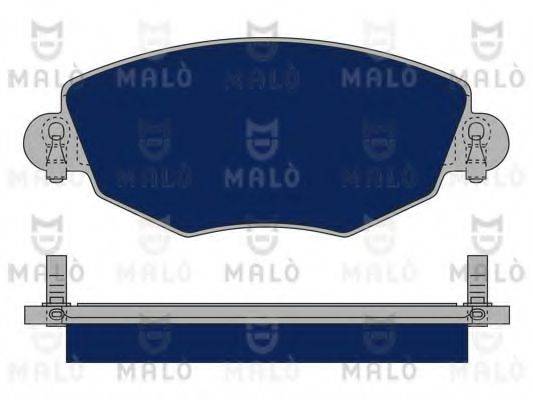 MALO 1050395 Комплект гальмівних колодок, дискове гальмо