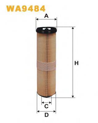WIX FILTERS WA9484 Повітряний фільтр