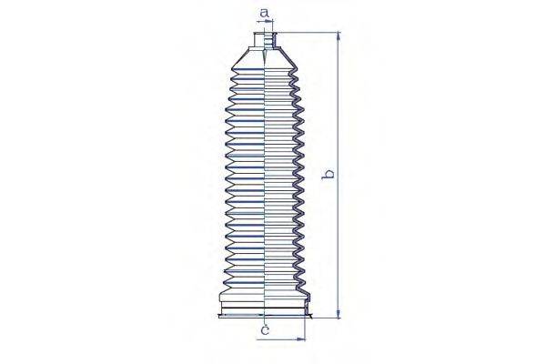 DA SILVA K5364 Пильовик, рульове управління