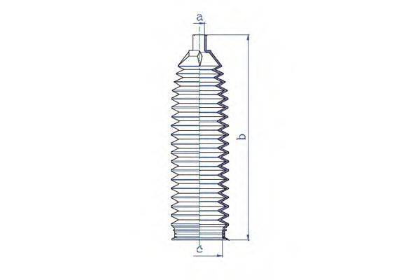 DA SILVA K5377 Пильовик, рульове управління