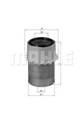 KNECHT LX730 Повітряний фільтр