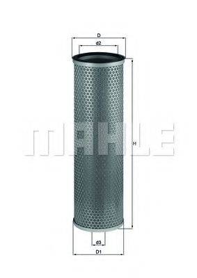 KNECHT LX732 Повітряний фільтр