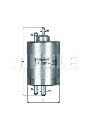 KNECHT KL254 Паливний фільтр
