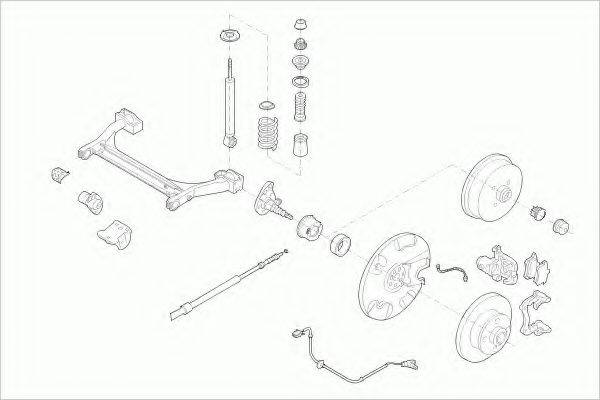 LEMFORDER VWGOLFRL001 Рульове управління; Підвіска колеса