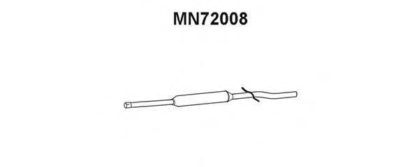 VENEPORTE MN72008 Передглушувач вихлопних газів