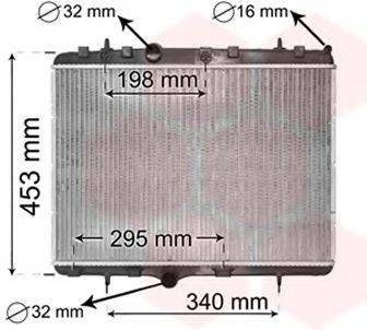 VAN WEZEL 40002255 Радіатор, охолодження двигуна