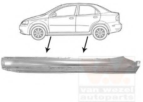 VAN WEZEL 0815103 Накладка порога