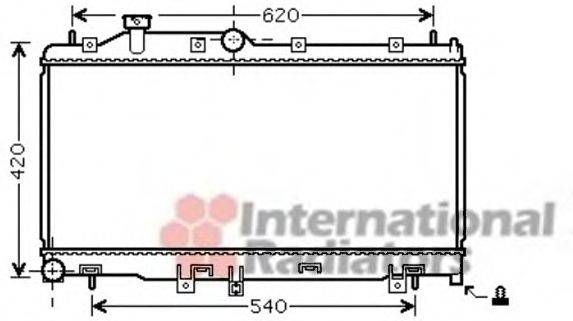 VAN WEZEL 51002065 Радіатор, охолодження двигуна