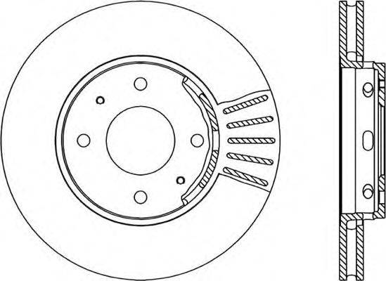 OPEN PARTS BDR173820 гальмівний диск