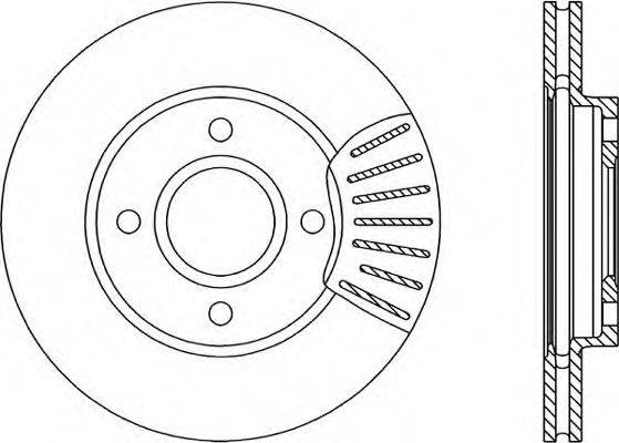 OPEN PARTS BDR173920 гальмівний диск