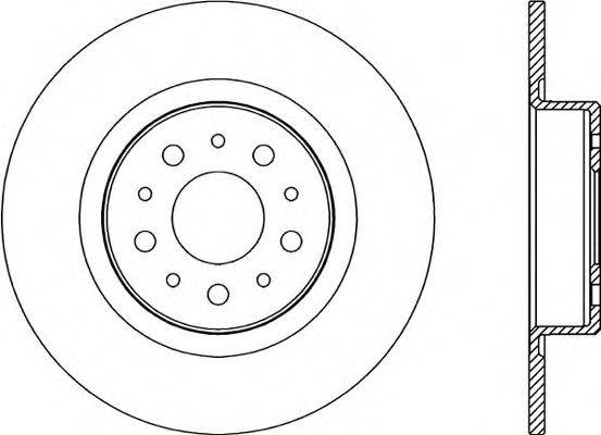 OPEN PARTS BDR217910 гальмівний диск