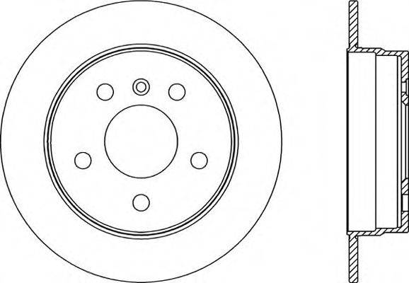 OPEN PARTS BDA231110 гальмівний диск