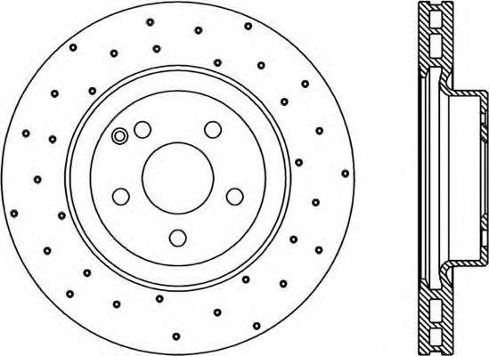 OPEN PARTS BDRS229825 гальмівний диск