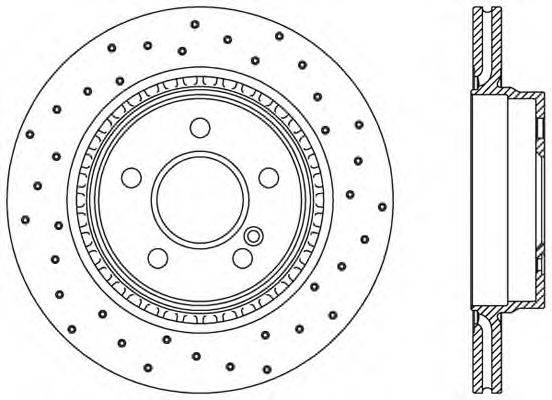 OPEN PARTS BDRS239625 гальмівний диск