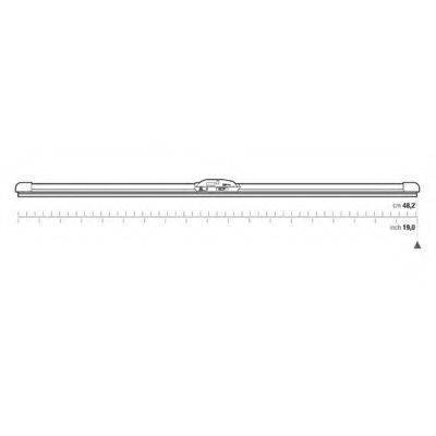 OPEN PARTS WBS001900 Щітка склоочисника