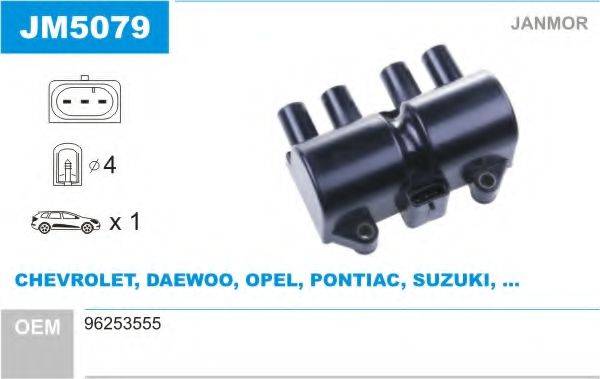 JANMOR JM5079 Котушка запалювання