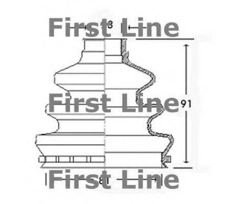 FIRST LINE FCB2529 Пильовик, приводний вал
