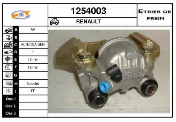 SNRA 1254003 Гальмівний супорт