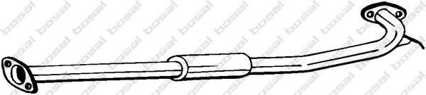 BOSAL 284265 Середній глушник вихлопних газів