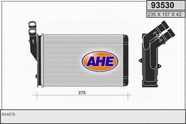 AHE 93530 Теплообмінник, опалення салону