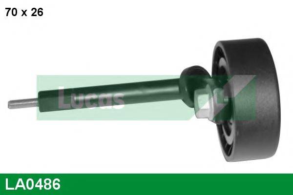 LUCAS ENGINE DRIVE LA0486 Натяжний ролик, полікліновий ремінь