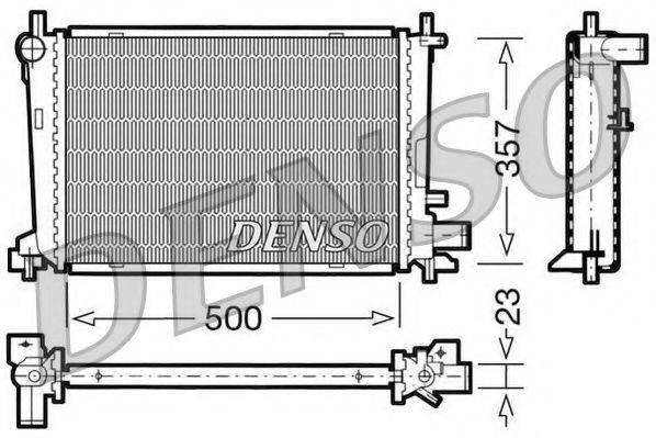 NPS DRM10038 Радіатор, охолодження двигуна