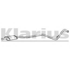 KLARIUS RN314P Середній глушник вихлопних газів