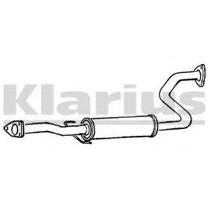 KLARIUS RR230G Середній глушник вихлопних газів