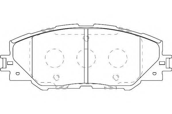WAGNER WBP24337A Комплект гальмівних колодок, дискове гальмо