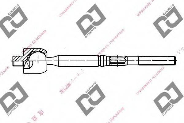 DJ PARTS DR1219 Осьовий шарнір, рульова тяга