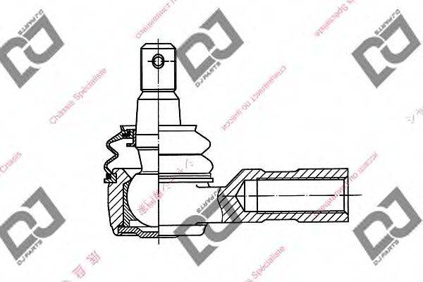 DJ PARTS DE1084 Наконечник поперечної кермової тяги
