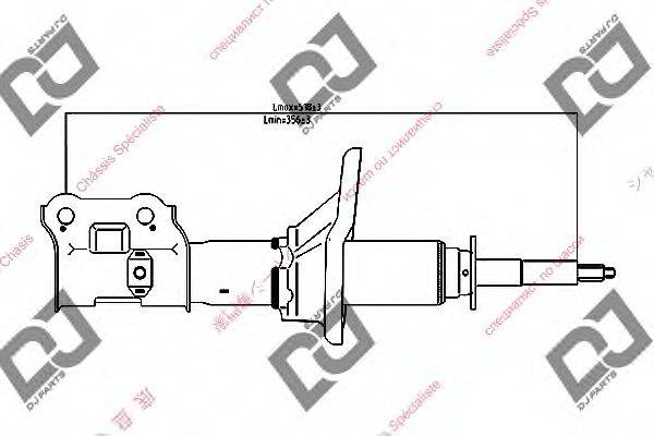 DJ PARTS DS1260GS Амортизатор