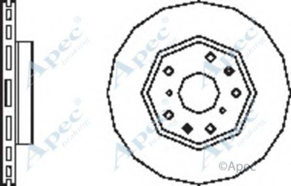 APEC BRAKING DSK2486 гальмівний диск