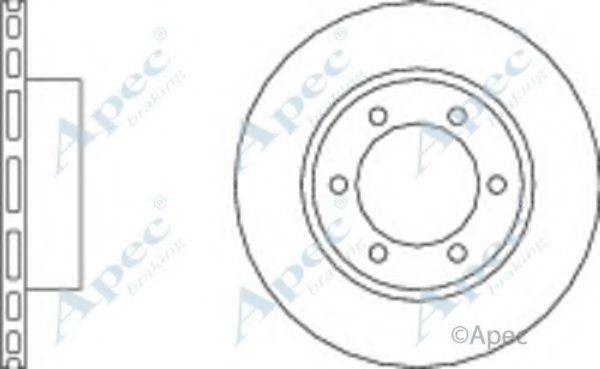 APEC BRAKING DSK2022 гальмівний диск