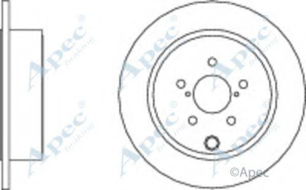 APEC BRAKING DSK2673 гальмівний диск