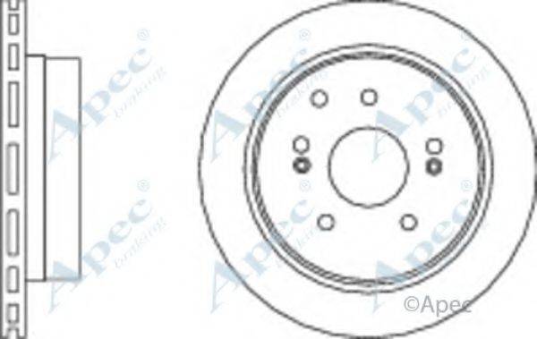 APEC BRAKING DSK2710 гальмівний диск