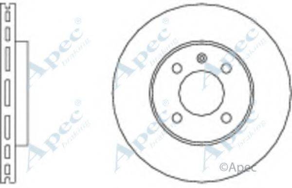 APEC BRAKING DSK568 гальмівний диск