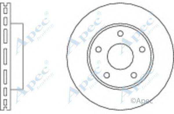 APEC BRAKING DSK570 гальмівний диск
