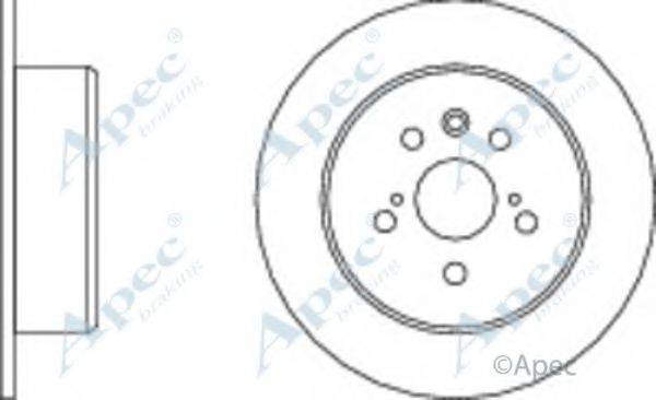 APEC BRAKING DSK653 гальмівний диск