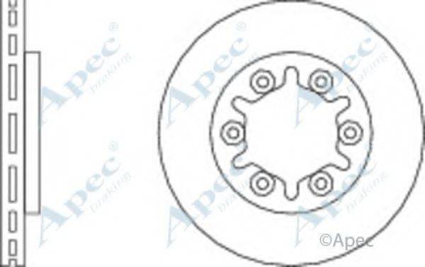 APEC BRAKING DSK2989 гальмівний диск