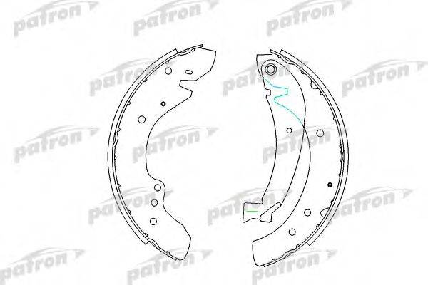 PATRON PSP534 Комплект гальмівних колодок