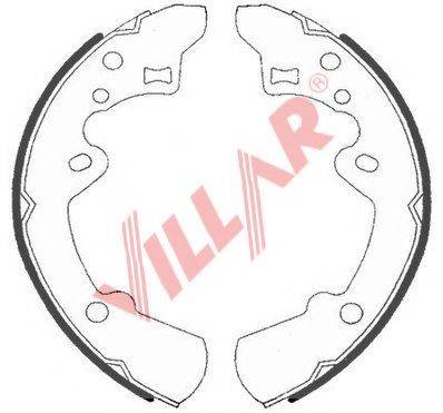 VILLAR 6290720 Комплект гальмівних колодок
