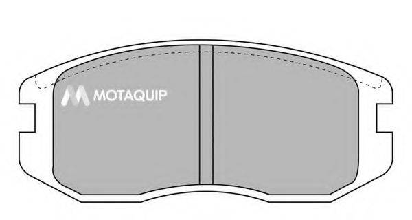 MOTAQUIP LVXL660 Комплект гальмівних колодок, дискове гальмо