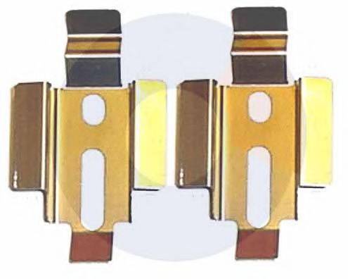 CARRAB BRAKE PARTS 2210 Комплектуючі, колодки дискового гальма