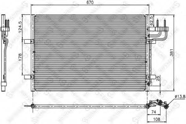 STELLOX 1045036SX Конденсатор, кондиціонер